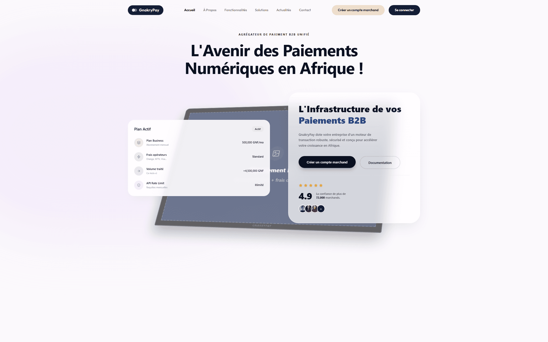 GNAKRYPAY — Positionnement B2B et entrée marchand